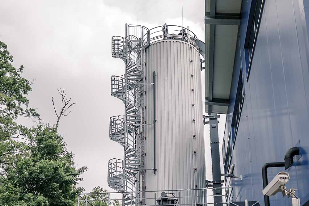 Silo Außenaufnahme Silo Außenaufnahme
